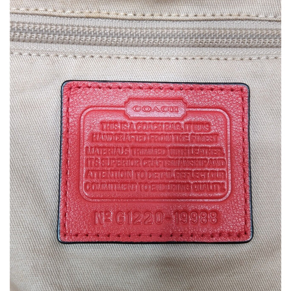 Coach Rory Multicolor Ocelot Cheetah Canvas Leather Trim Satchel Shoulder Bag - Picture 12 of 16